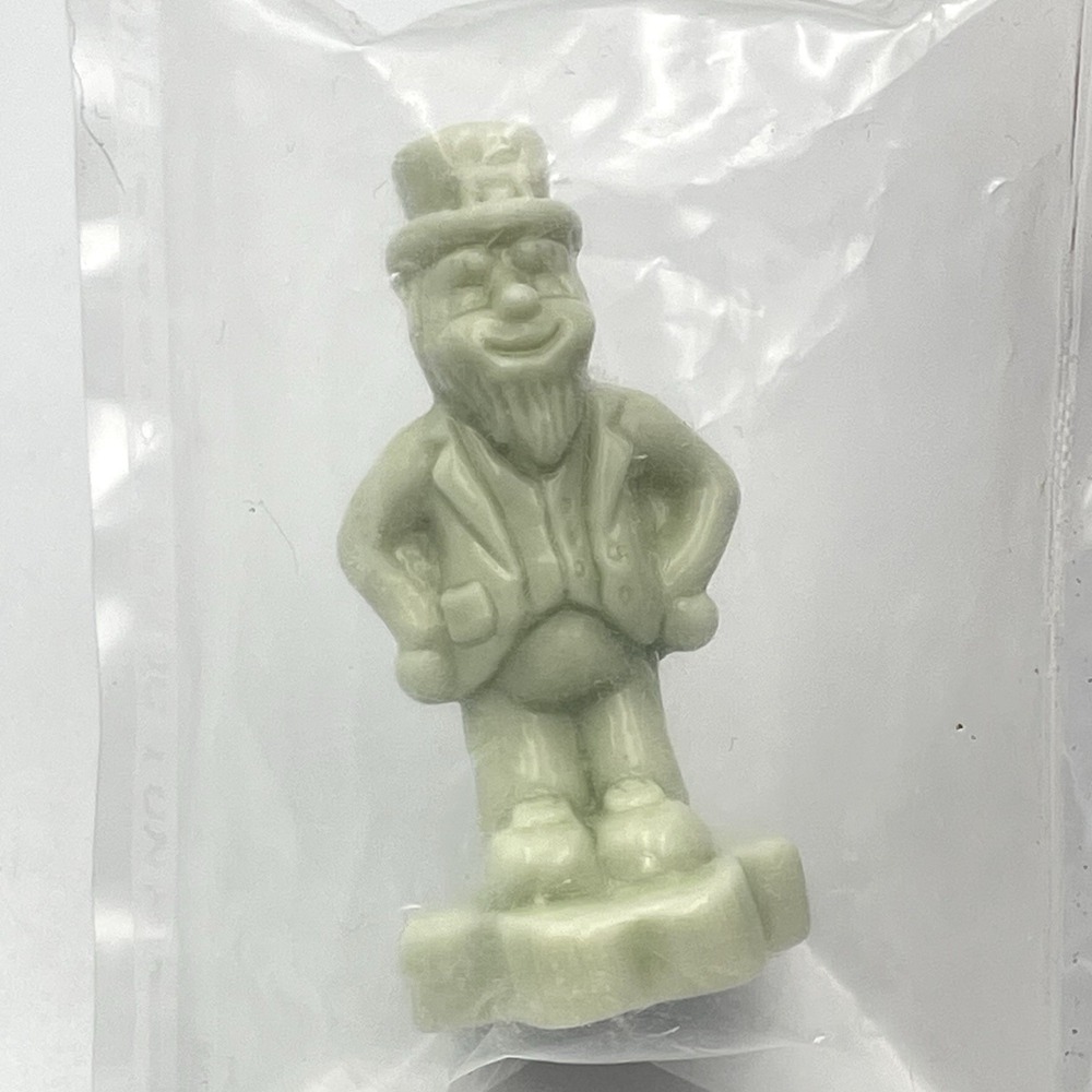 Wade England Calendar Leprechaun Figurine‎ Green Glaze Irish 2" Porcelain 2008